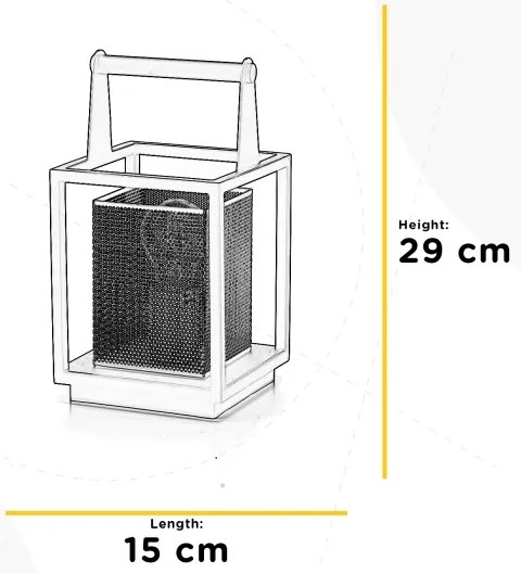 Lampă de masă ONLI MALIK 1xE27/22W/230V 29 cm auriu/negru