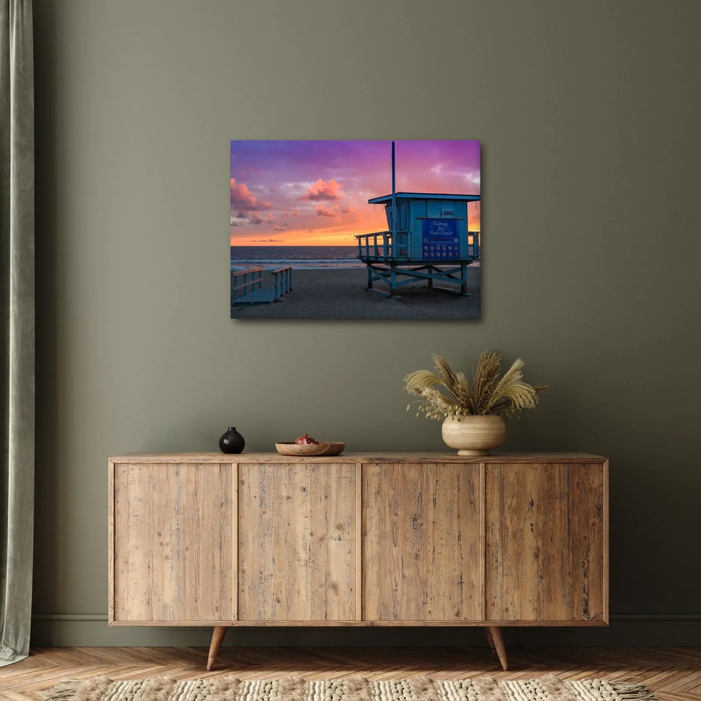 Tablou de pe plaja Santa Monica (70x50 cm)