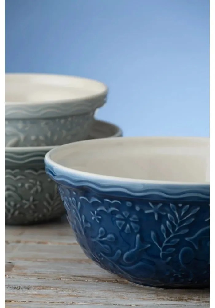 Bol albastru deschis din gresie ø 24 cm Nautical – Mason Cash