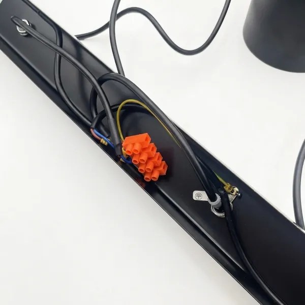Brilagi - Lustră LED suspendată pe cablu RIDDY 4xE27/60W/230V neagră
