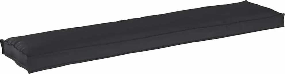 vidaXL Perna pentru palet Negru 180 x 40 x 8 cm Material Oxford