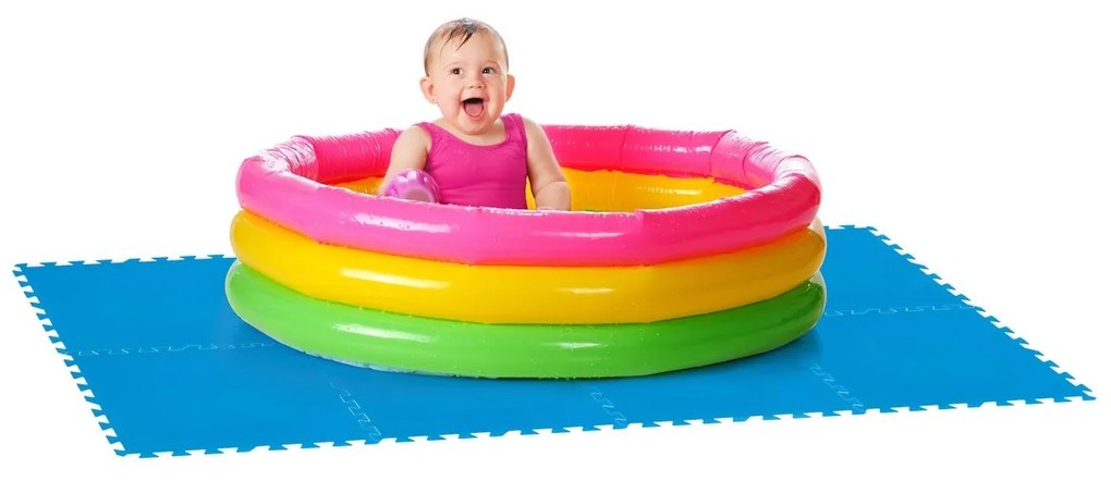 Suport izolant de piscin Happy Green EVA,50 x 50 x 0,4 cm, sada 8 buc.