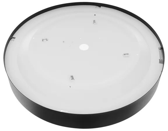Plafonieră CLARE 4xE27/40W/230V d. 50 cm negru Brilagi