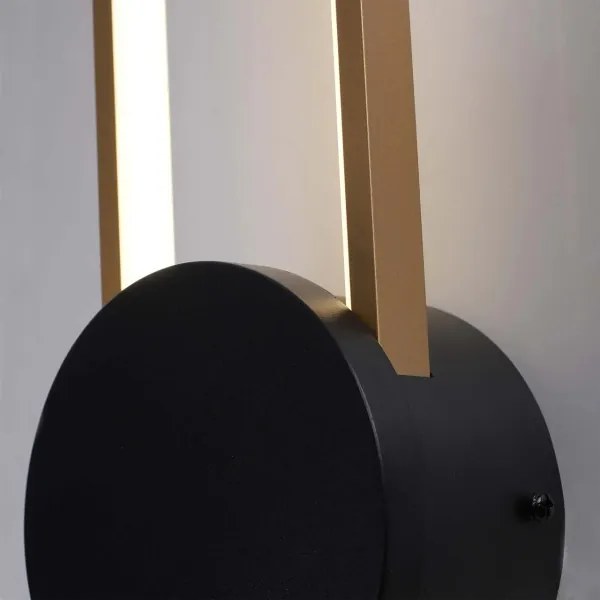 Aplica de perete LED FLORENTYNA LED/24W/230V 4000K auriu/negru