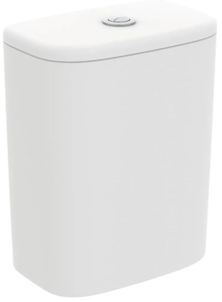 Rezervor WC Ideal Standard Tesi Silk, alimentare inferioara, alb mat - T3568V1