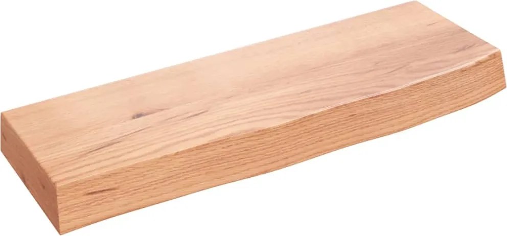 vidaXL Poliță perete maro deschis 60x20x6 cm lemn masiv stejar tratat