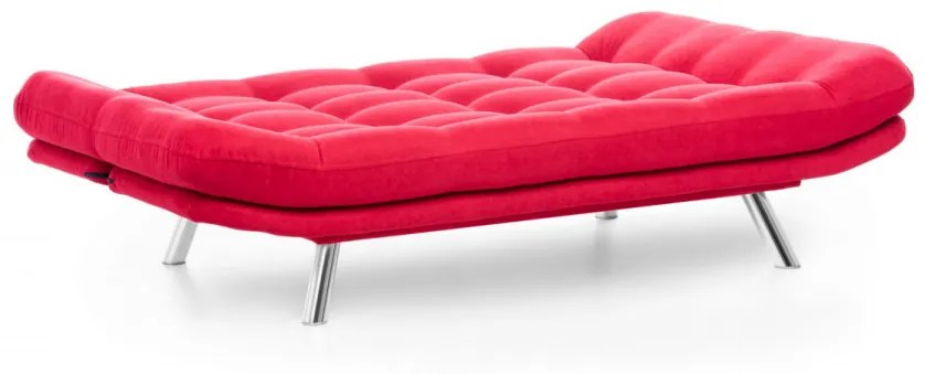 Canapea Extensibilă cu 3 Locuri Misa Sofabed, Rosu