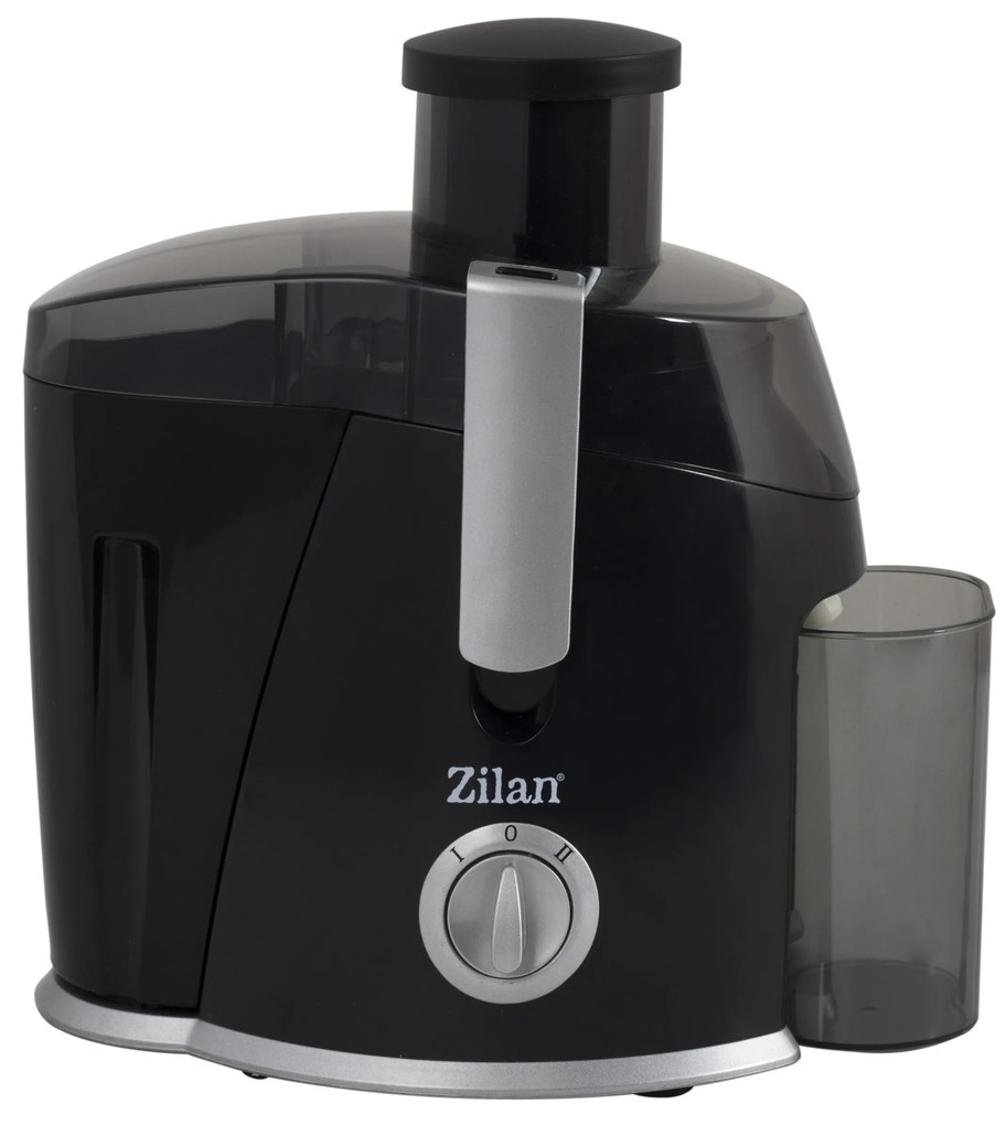 Storcator legume fructe ZILAN ZLN-7962, Putere 400 W, Tub de alimentare 65 mm, Pahar colectare suc 0.45L, Recipient colectare pulpa 1.2L