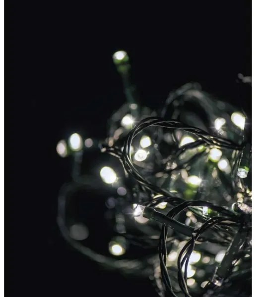 Instalație LED de Crăciun de exterior CHAIN 180xLED/8 funcții 8m IP44 alb rece