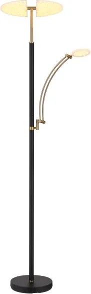 Globo 58909B - Lampă LED dimmabilă de podea TIRANA 40W/230V + 5,5W, neagră