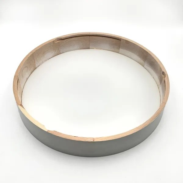 Plafonieră NATURAL, 5 x E27/15W/230V, Ø 47,5 cm, pin/alb