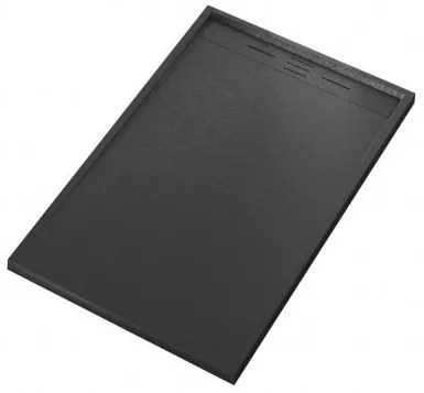 Cadita Baie Din SMC , Smack , 100 X70 Cm, Cu Sifon, Negru LS
