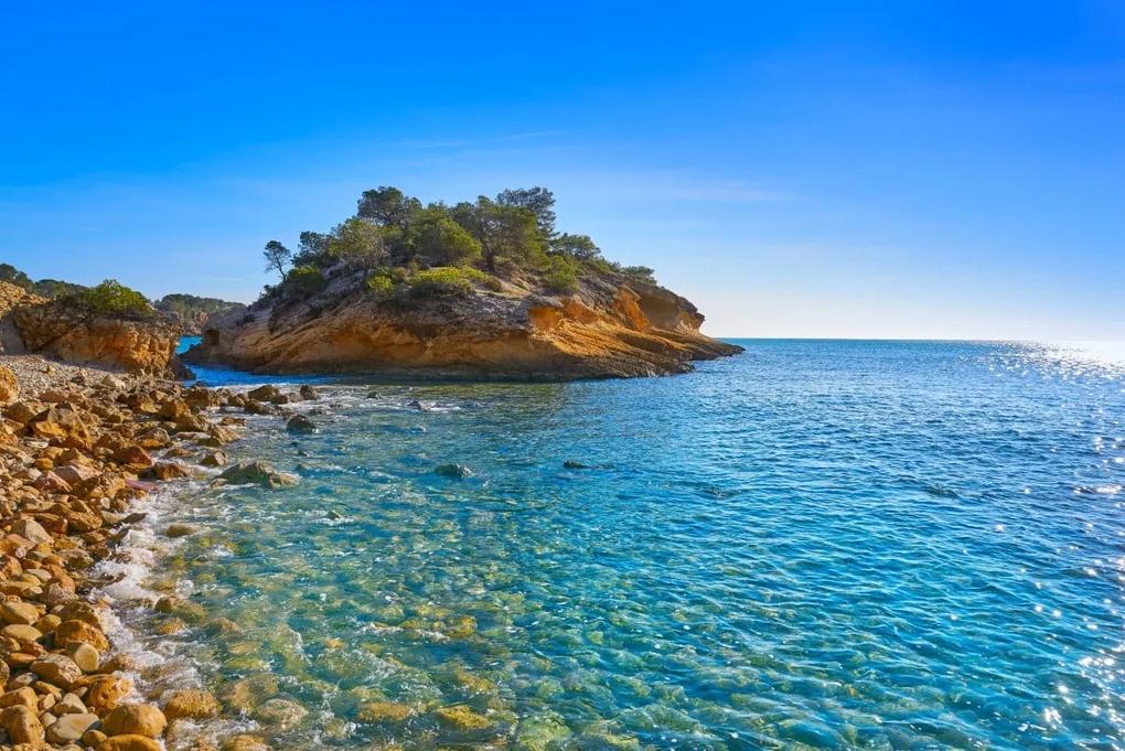 Tapet Premium Canvas - Plaja din Tarragona