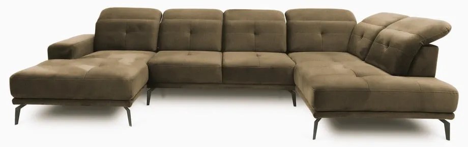 Colțar bej (cu colț pe partea dreaptă/în formă de "U") Bretan – ELTAP