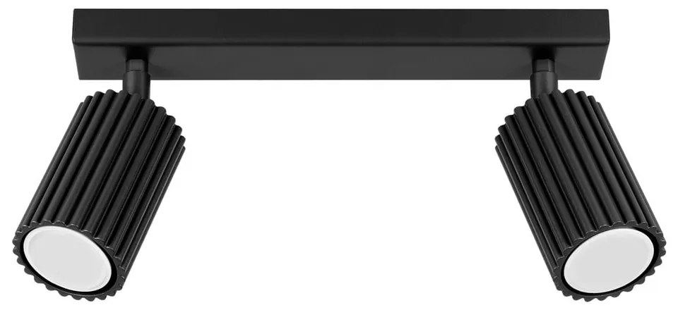 Spot negru 6,5x30 cm Gleam – Sollux