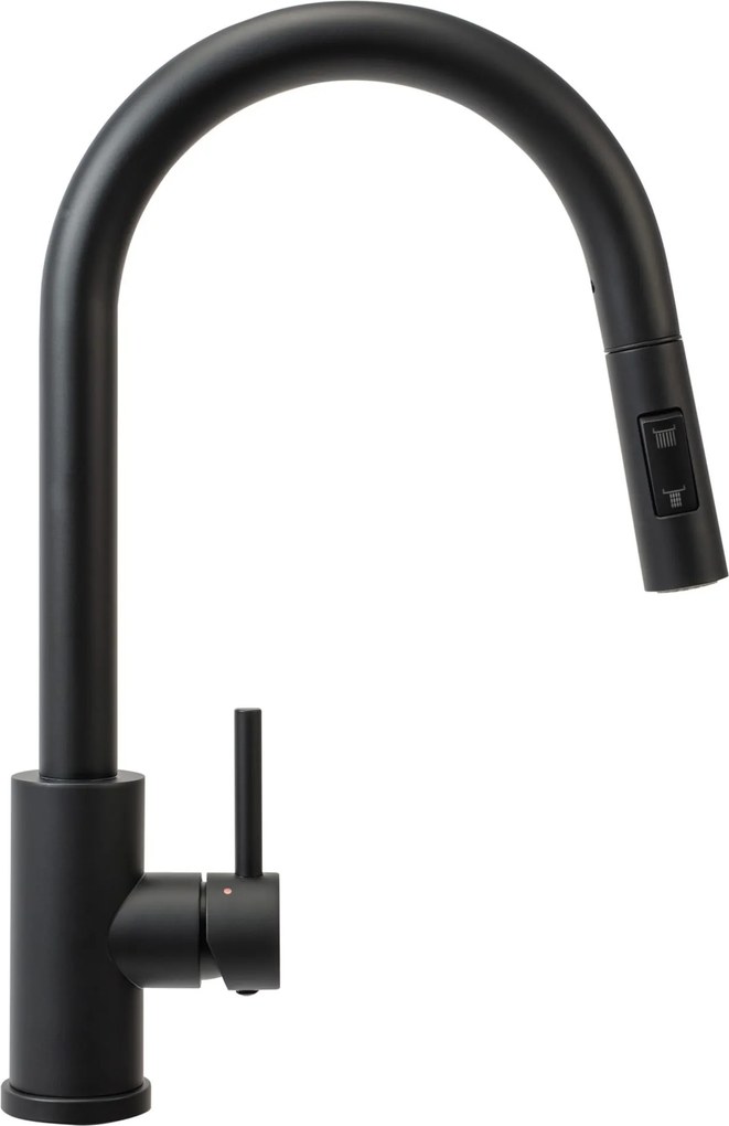 Baterie de bucătărie Rea Fresh Touch Black Matt