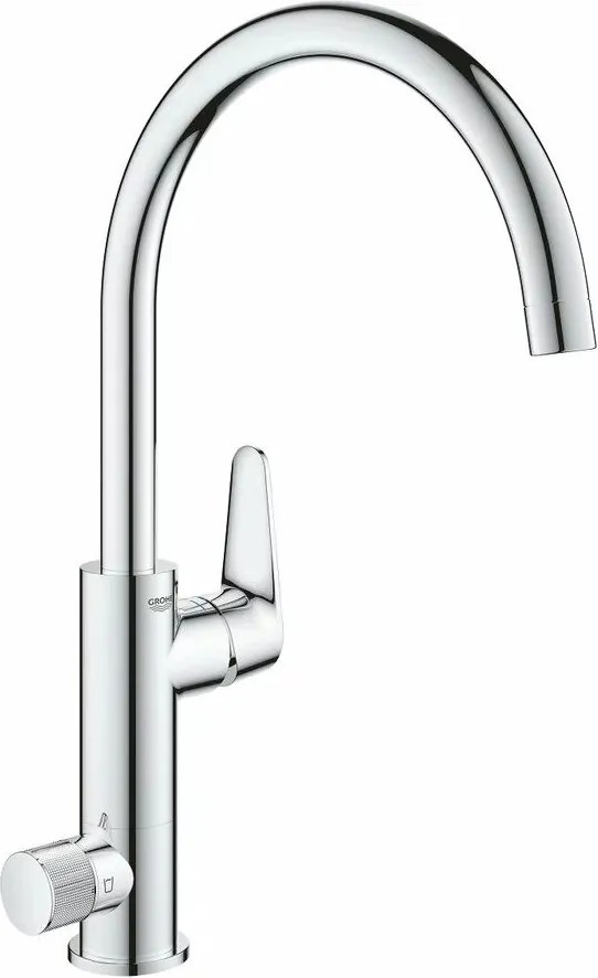 Baterie bucatarie Grohe Blue Pure Baucurve cu functie filtru