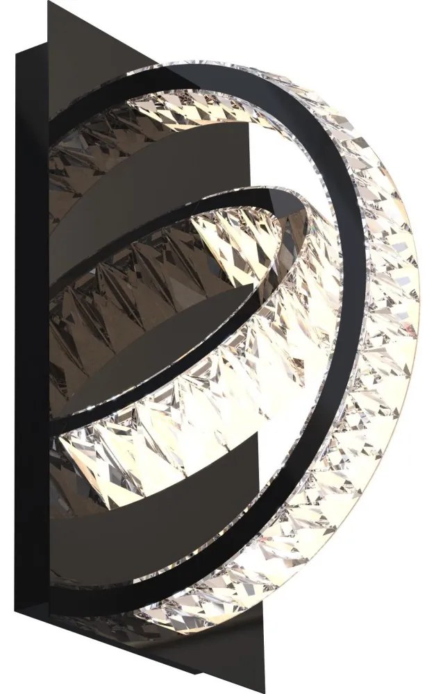 Aplică LED Zuma Line MX3274-2-3BCT TULA LED/18W/230V 2700-6000K negru