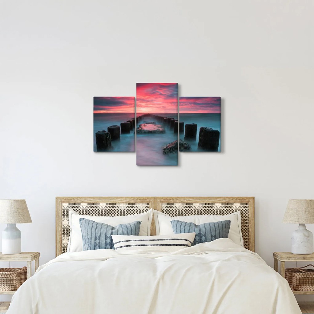 Tablou - Pietre în mare (90x60 cm)