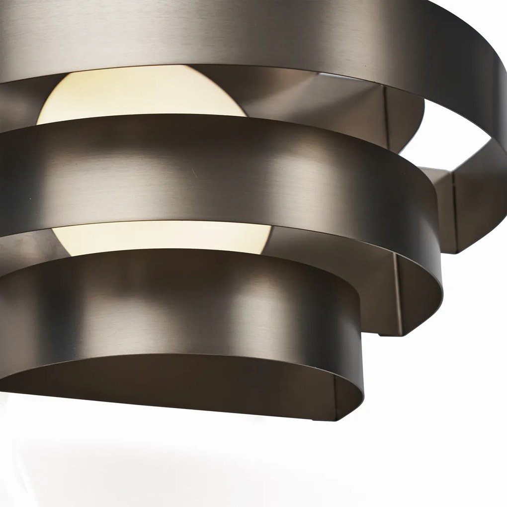 Lampă de perete modernă gunmetal cu LED inclus, cu 3 trepte de intensitate luminoasă - Lines