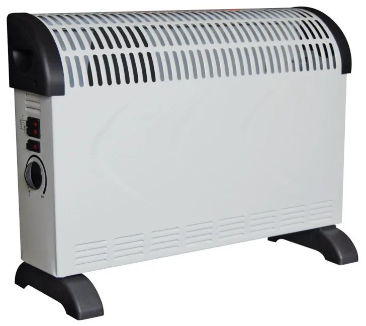 Resigilat: Convector cu ventilator SAPIR SP 1974 BT, 2000W, 3 trepte, Oprire automata, Manere, Alb