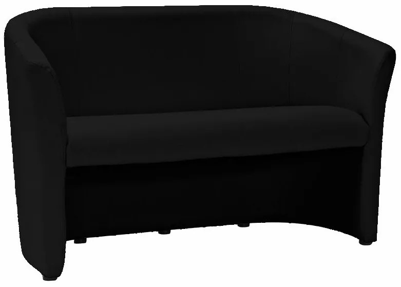 Canapea TM-2 piele ecologica negru/wenge EK14
