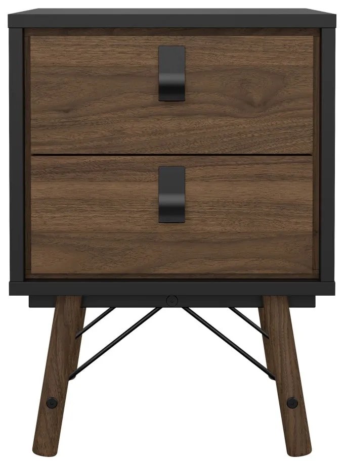 Noptieră maro închis Ry – Tvilum