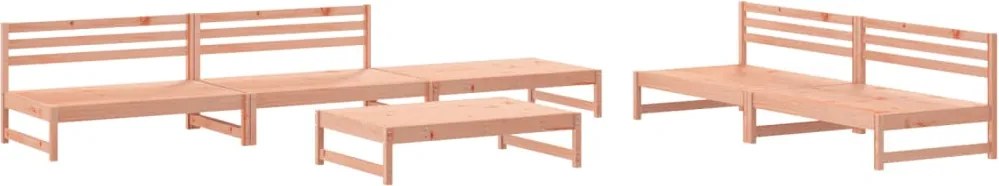 vidaXL Set mobilier relaxare grădină, 6 piese, lemn masiv Douglas