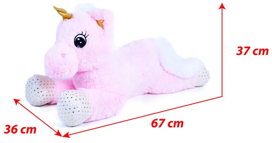 Rappa Unicorn mare de pluș Niko, 70 cm