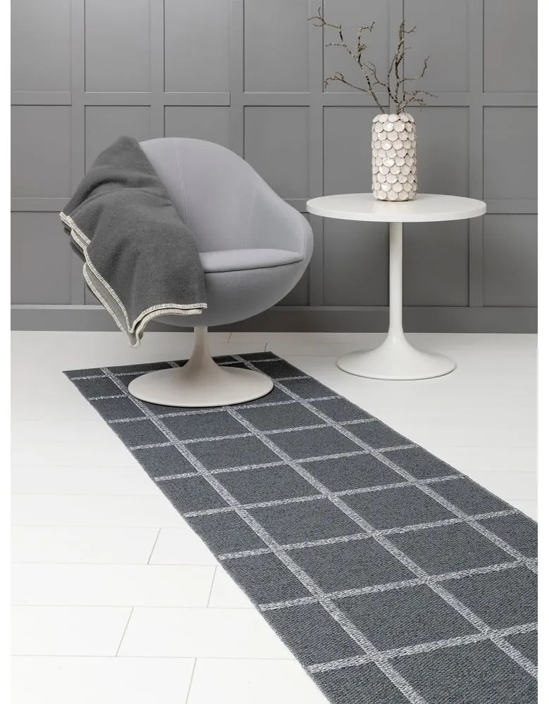 Covor pentru exterior și interior gri antracit 70x100 cm Ada Granit – Pappelina