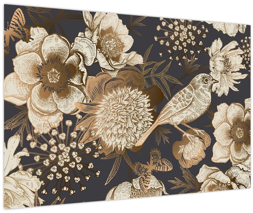 Tablou - Grădina de aur (90x60 cm)