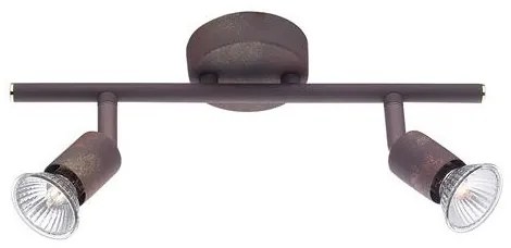 Aplica perete / tavan finisaj rustic cu spot Base 2L NVL-662002