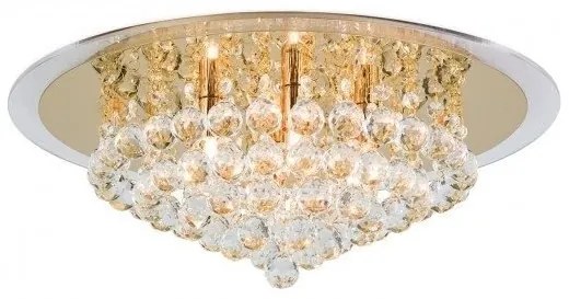 Plafoniera eleganta cristal K9 diam. 50cm Gloria DLU 2378/6/50 gold OR