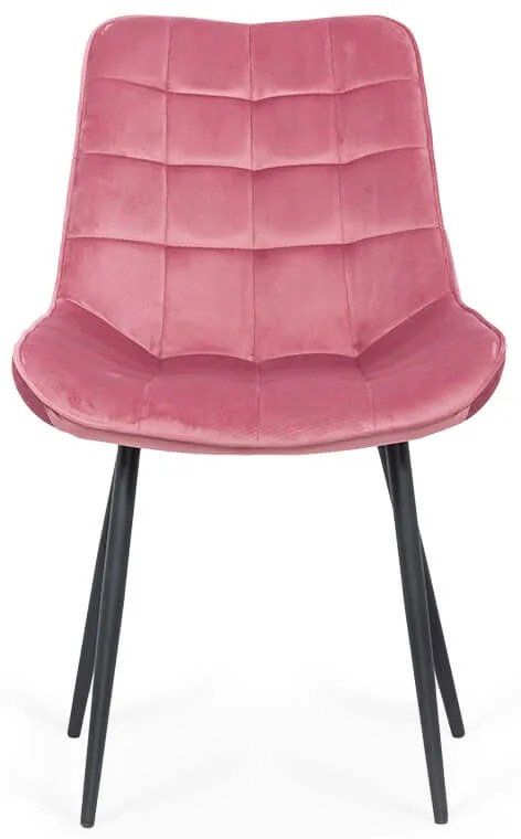 RESIGILAT - Scaune living din catifea BUC 206 roz