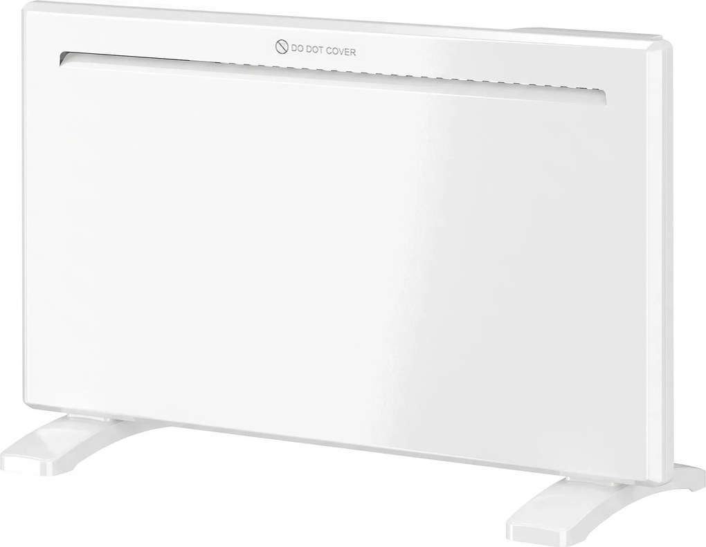 HOMCOM Convector Electric 1500 W, de Perete și Podea, Compatibil Alexa și Google Home, Alb | Aosom Romania