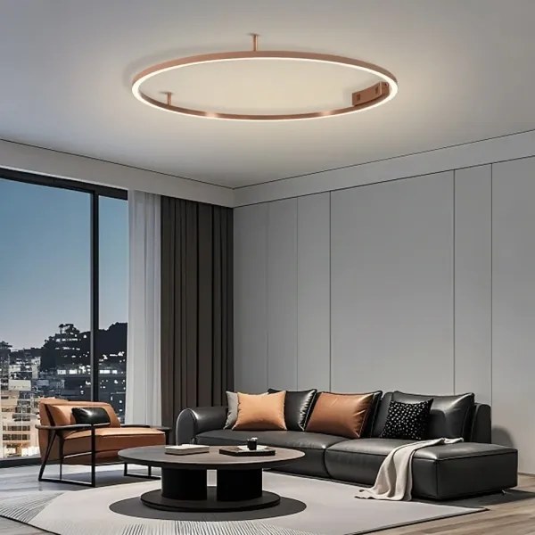 Immax NEO 07325-120C-LED Plafonieră dimerabilă FINO 72W/230V 120 cm Tuya roz auriu + telecomandă