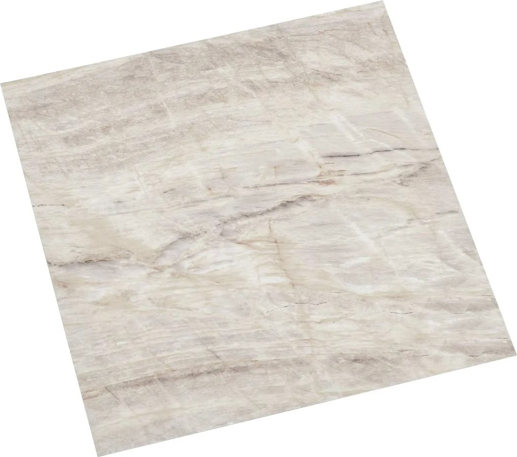 vidaXL Plăci de Pardoseală 55 pcs Bej 5,11 m² PVC