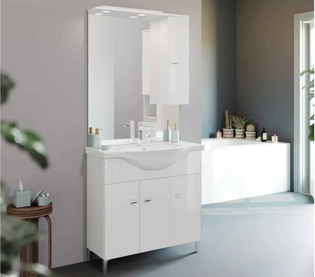 Set lemn masiv Mobilier Baie Luna 85cm Model D1