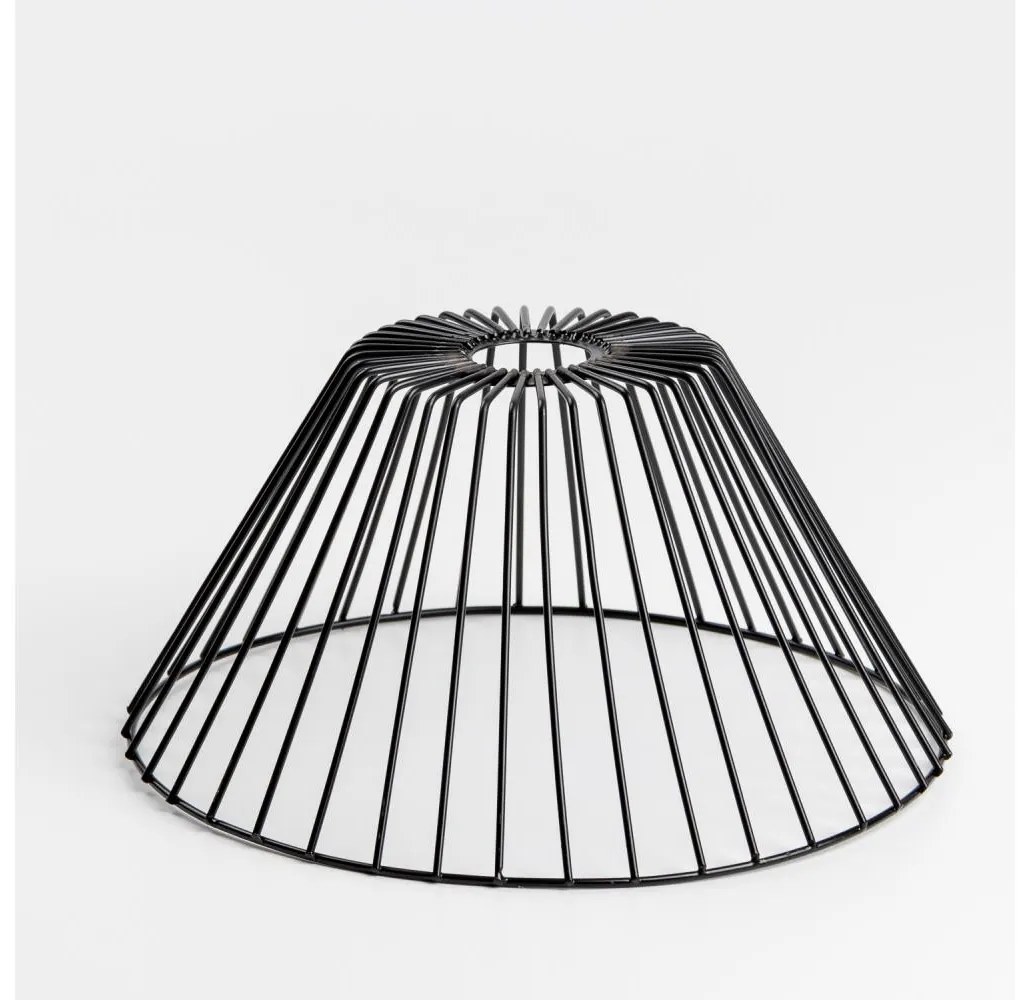 Abajur universal CURITIBA, diametru 30 cm, negru