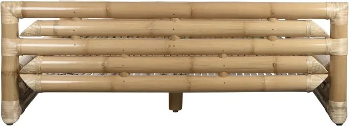 Pat din bambus și rattan, 180x200 cm, „Bali”