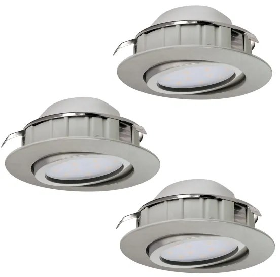 Eglo 95853 - Set 3x spoturi LED încastrate PINEDA LED/4,9W/230V