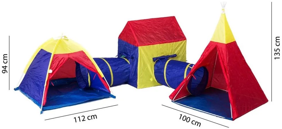 Cort de joacă pentru copii TENT set 5in1