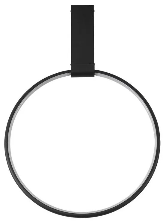 Lustra/Plafoniera LED ajustabila design modern GARVE Black 40cm