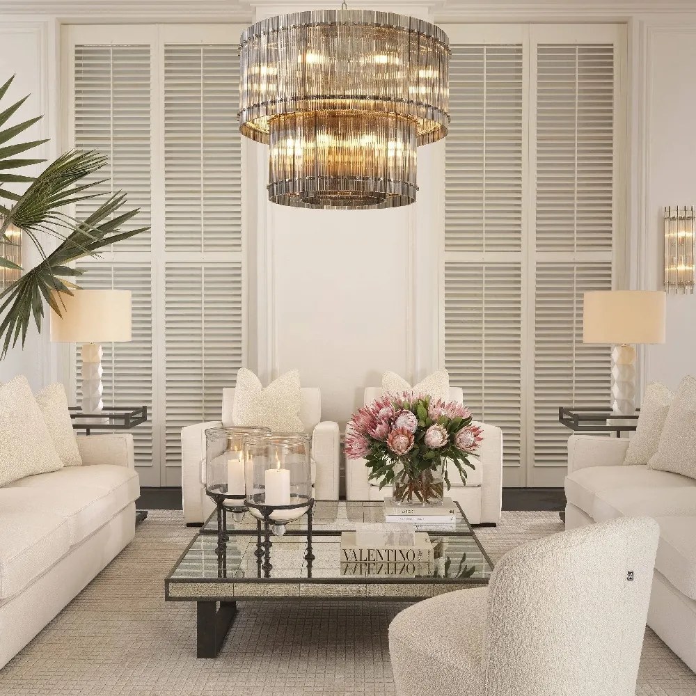 Perna decorativa LUX 50x50cm, Bouclé Cream S 114868 HZ