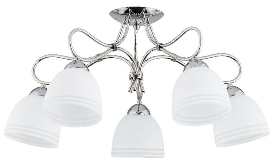 Lustră aplicată FILA 5xE27/15W/230V crom lucios