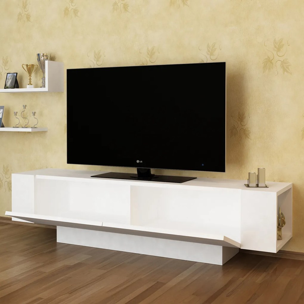 Măsuță pentru televizor Ekol White