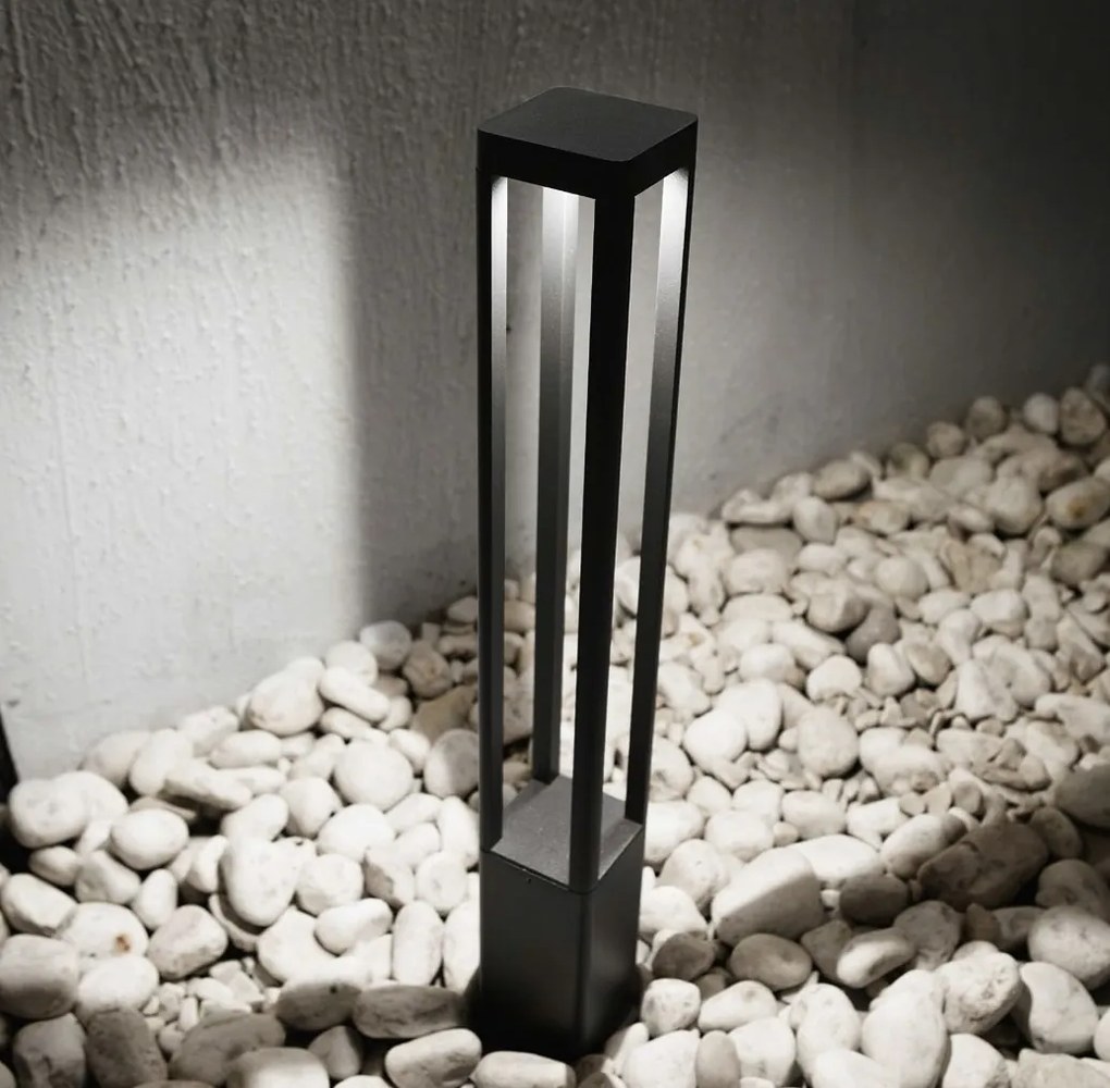 Stalp LED modern de iluminat exterior ambiental Tifone pt h35