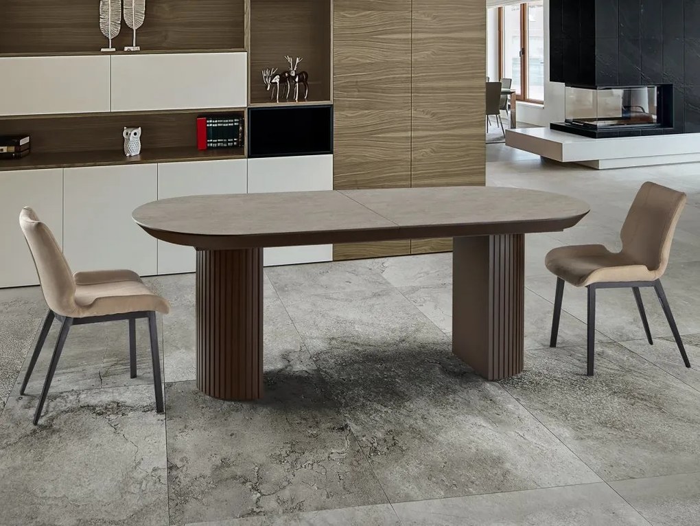 Masa dining extensibila design lux Irati