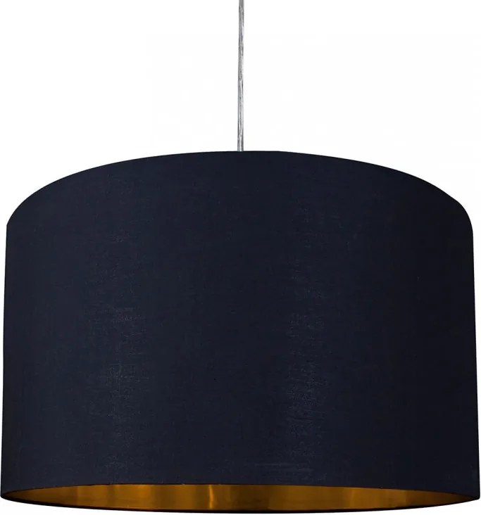Lustra tip pendul Solaris material tesut/plastic, negru, 3 becuri, diametru 50 cm