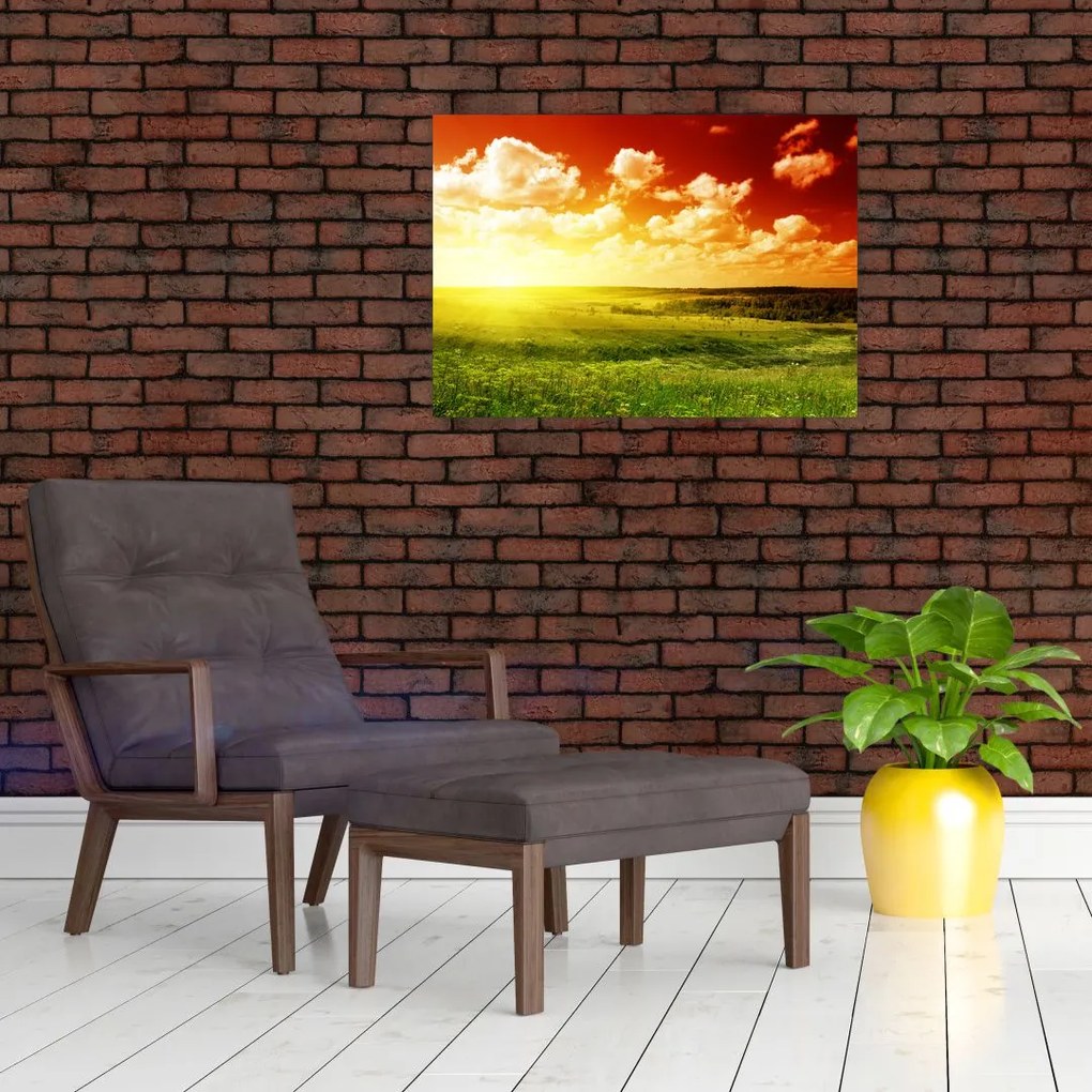 Tablou cu furtuna de vară (70x50 cm)